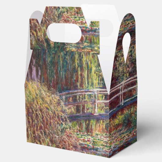 Claude Monet - Water Lily pond, Roze Harmony Bedankdoosjes (Geopend)