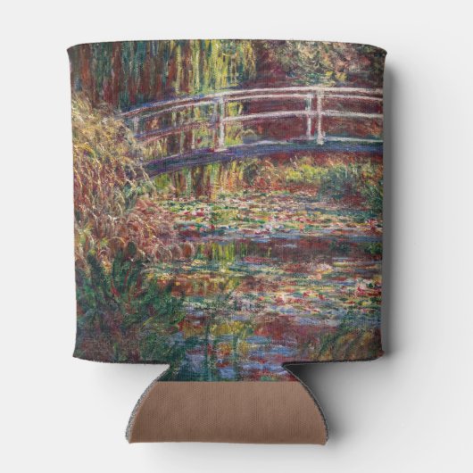 Claude Monet - Water Lily pond, Roze Harmony Blikjeskoeler (Achterkant)