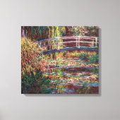 Claude Monet - Water Lily pond, Roze Harmony Canvas Afdruk (Voorkant)