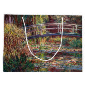 Claude Monet - Water Lily pond, Roze Harmony Groot Cadeauzakje (Achterkant)