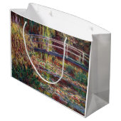 Claude Monet - Water Lily pond, Roze Harmony Groot Cadeauzakje (Achterkant Gekanteld)