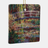 Claude Monet - Water Lily pond, Roze Harmony Keramisch Ornament (Rechts)