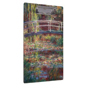 Claude Monet - Water Lily pond, Roze Harmony Klembord (Rechts)