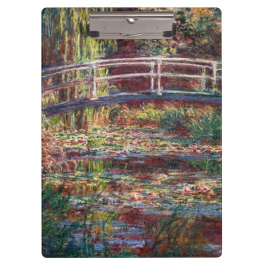 Claude Monet - Water Lily pond, Roze Harmony Klembord (Voorkant)
