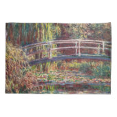 Claude Monet - Water Lily pond, Roze Harmony Kussensloop (Achterkant)