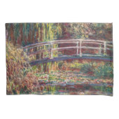 Claude Monet - Water Lily pond, Roze Harmony Kussensloop (Voorkant)