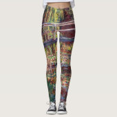Claude Monet - Water Lily pond, Roze Harmony Leggings (Voorkant)