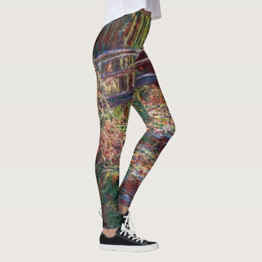 Claude Monet - Water Lily pond, Roze Harmony Leggings (Rechts)