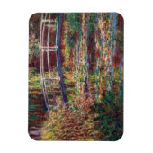 Claude Monet - Water Lily pond, Roze Harmony Magneet (Verticaal)