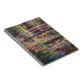 Claude Monet - Water Lily pond, Roze Harmony Notitieboek (Rechterzijde)