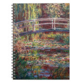 Claude Monet - Water Lily pond, Roze Harmony Notitieboek (Voorkant)