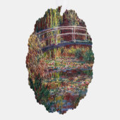 Claude Monet - Water Lily pond, Roze Harmony Ornament Kaart (Rechts)