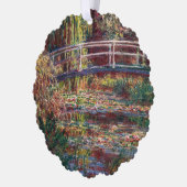 Claude Monet - Water Lily pond, Roze Harmony Ornament Kaart (Links)