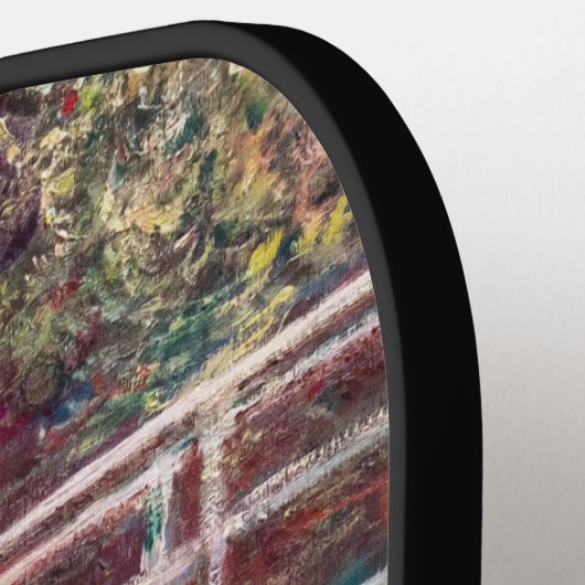 Claude Monet - Water Lily pond, Roze Harmony Pickleball Paddle (Links Detail)