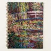 Claude Monet - Water Lily pond, Roze Harmony Planner (Voorkant)