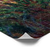 Claude Monet - Water Lily pond, Roze Harmony Poster (Hoek)