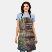 Claude Monet - Water Lily pond, Roze Harmony Schort (Gedragen)