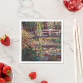 Claude Monet - Water Lily pond, Roze Harmony Servet (Insitu)