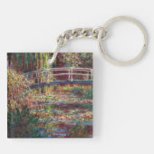 Claude Monet - Water Lily pond, Roze Harmony Sleutelhanger (Achterkant)