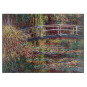 Claude Monet - Water Lily pond, Roze Harmony Snijplank (Voorkant)