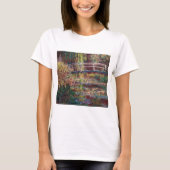 Claude Monet - Water Lily pond, Roze Harmony T-shirt (Voorkant)