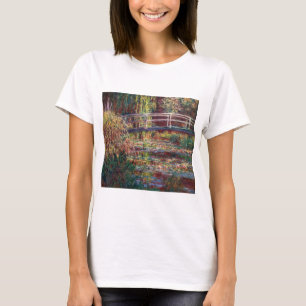 Claude Monet - Water Lily pond, Roze Harmony T-shirt