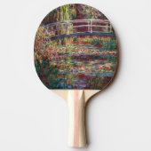 Claude Monet - Water Lily pond, Roze Harmony Tafeltennisbatje (Achterkant)