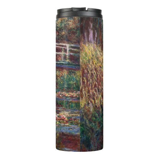 Claude Monet - Water Lily pond, Roze Harmony Thermosbeker (Achterkant)