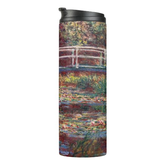 Claude Monet - Water Lily pond, Roze Harmony Thermosbeker (Geroteerd rechts)