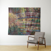 Claude Monet - Water Lily pond, Roze Harmony Wandkleed (In Situ (horizontaal))