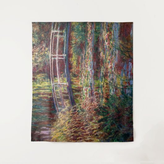 Claude Monet - Water Lily pond, Roze Harmony Wandkleed (Voorkant)