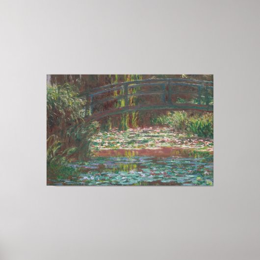 Claude Monet Water Lily Pond schilderij | Canvas Afdruk (Voorkant)