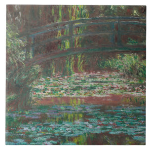 Claude Monet - Water Lily Pond Tegeltje