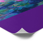 Claude Monet Water Lily Quote Poster (Hoek)