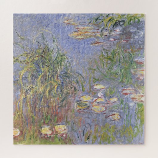 Claude Monet | Watergelieerd, Grasscluster Legpuzzel (Horizontaal)