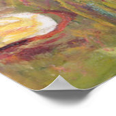 Claude Monet | Watergelieerd, Grasscluster Poster (Hoek)