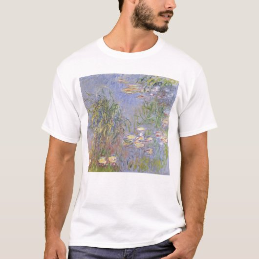 Claude Monet | Watergelieerd, Grasscluster T-shirt (Voorkant)