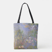 Claude Monet | Watergelieerd, Grasscluster Tote Bag (Achterkant)