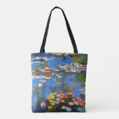 Claude Monet, Watergelieerd, Impressionist Tote Bag (Achterkant)