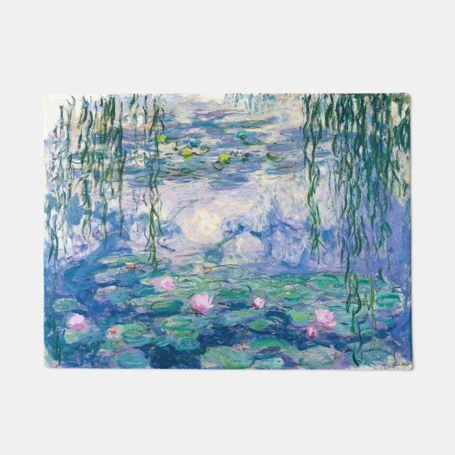 CLAUDE MONET - Waterleidingen Deurmat (Voorkant)