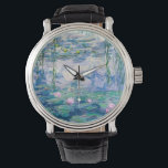 CLAUDE MONET - Waterleidingen Horloge<br><div class="desc">CLAUDE MONET - Waterlelies Olieverf op doek; reproductie</div>