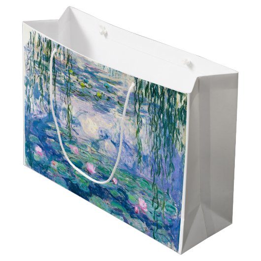 CLAUDE MONET - Waterleidingen Large Cadeautasje (Voorkant Gekanteld)
