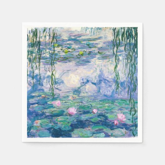 CLAUDE MONET - Waterleidingen Servet (Voorkant)
