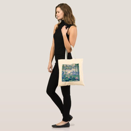 CLAUDE MONET - Waterleidingen Tote Bag (Voorkant (model))