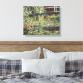 Claude Monet - Waterlelie Vijver Roze Harmonie Canvas Afdruk (Insitu (Slaapkamer))