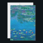 Claude Monet - Waterlelies 1906 Aankondiging<br><div class="desc">Claude Monet - Waterlelies 1906. Beroemd schilderij.</div>