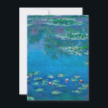 Claude Monet - Waterlelies 1906 Bedankkaart<br><div class="desc">Claude Monet - Waterlelies 1906. Beroemd schilderij.</div>
