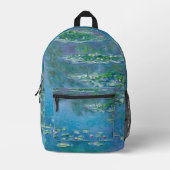 Claude Monet - Waterlelies 1906 Bedrukte Rugzak (Voorkant)