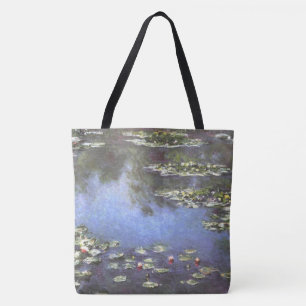 Claude Monet, Waterlelies, 1906, Blauw Tote Bag