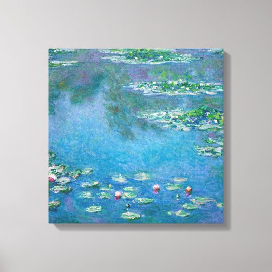 Claude Monet - Waterlelies 1906 Canvas Afdruk (Voorkant)